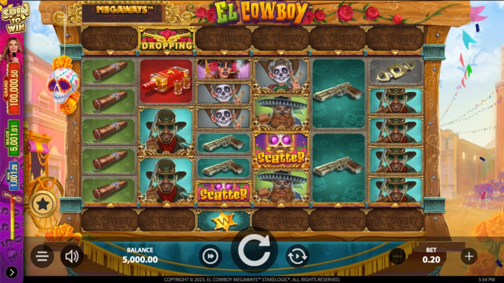 Test et avis El Cowboy Megaways, casino slot