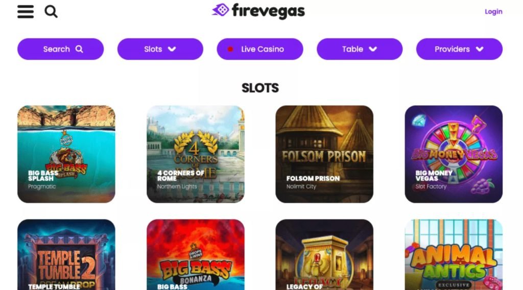 Design FireVegas Casino