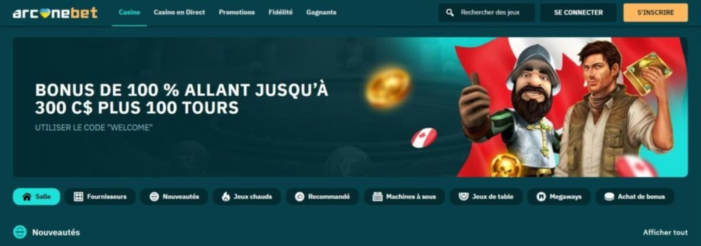 Test et avis Arcane Bet Casino