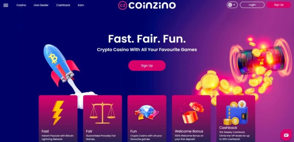 Test et avis Coinzino Casino